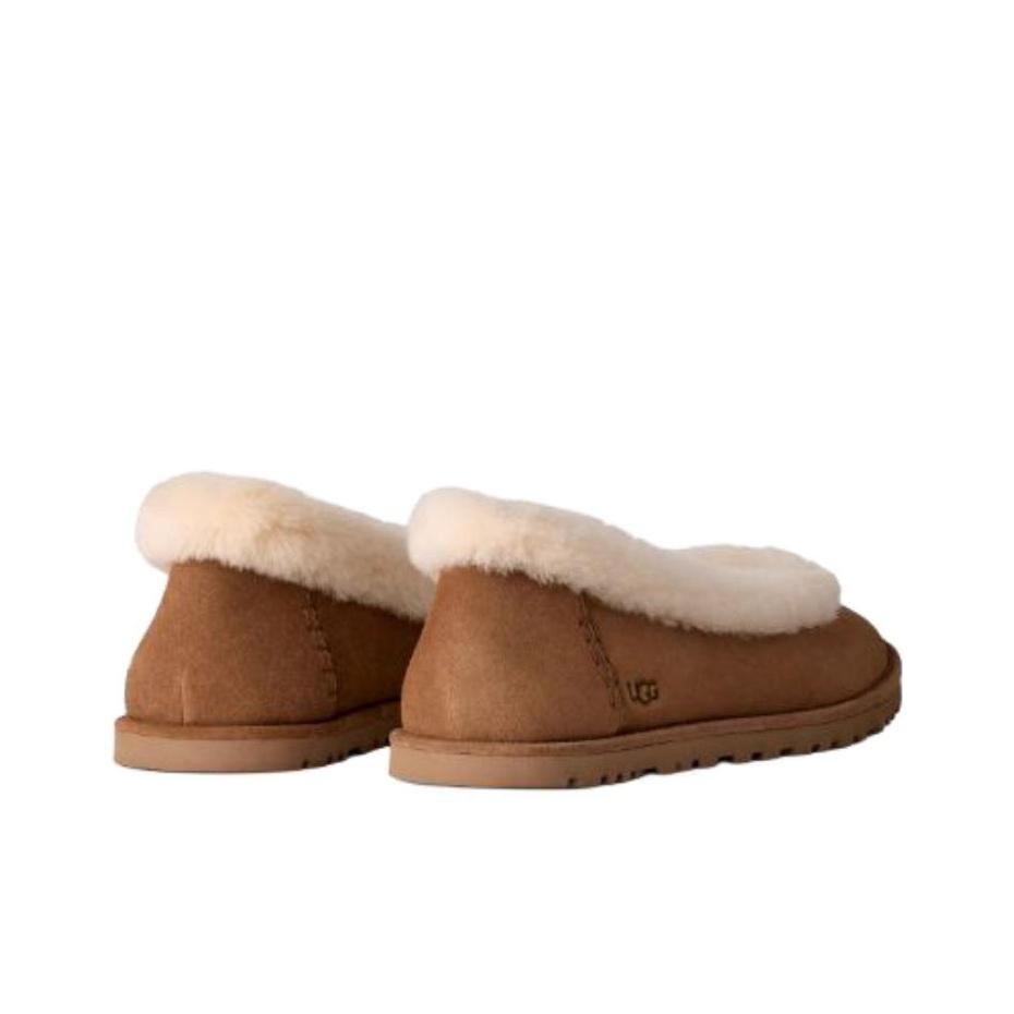 UGG Módní řada Ovčí kůže Pohodlné ležérní baleríny Dámské baleríny Kaštanové 1178111-CHE