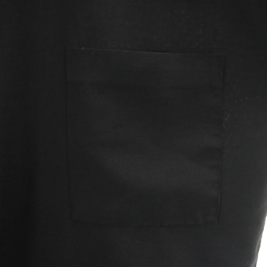 BLUE PORT Short Sleeve Open Collar Shirt L Black Men's Used