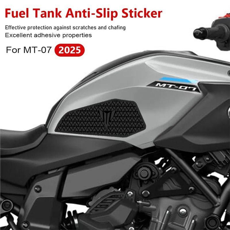 Side Knee Grip Traction Pad Motorcycle Tank Pad Protector Sticker For MT07 MT-07 2025