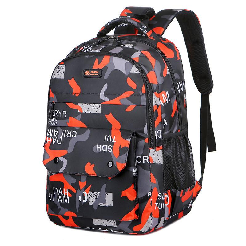 Student Printed Schoolbag Breathable Durable Travel Shoulders Bag