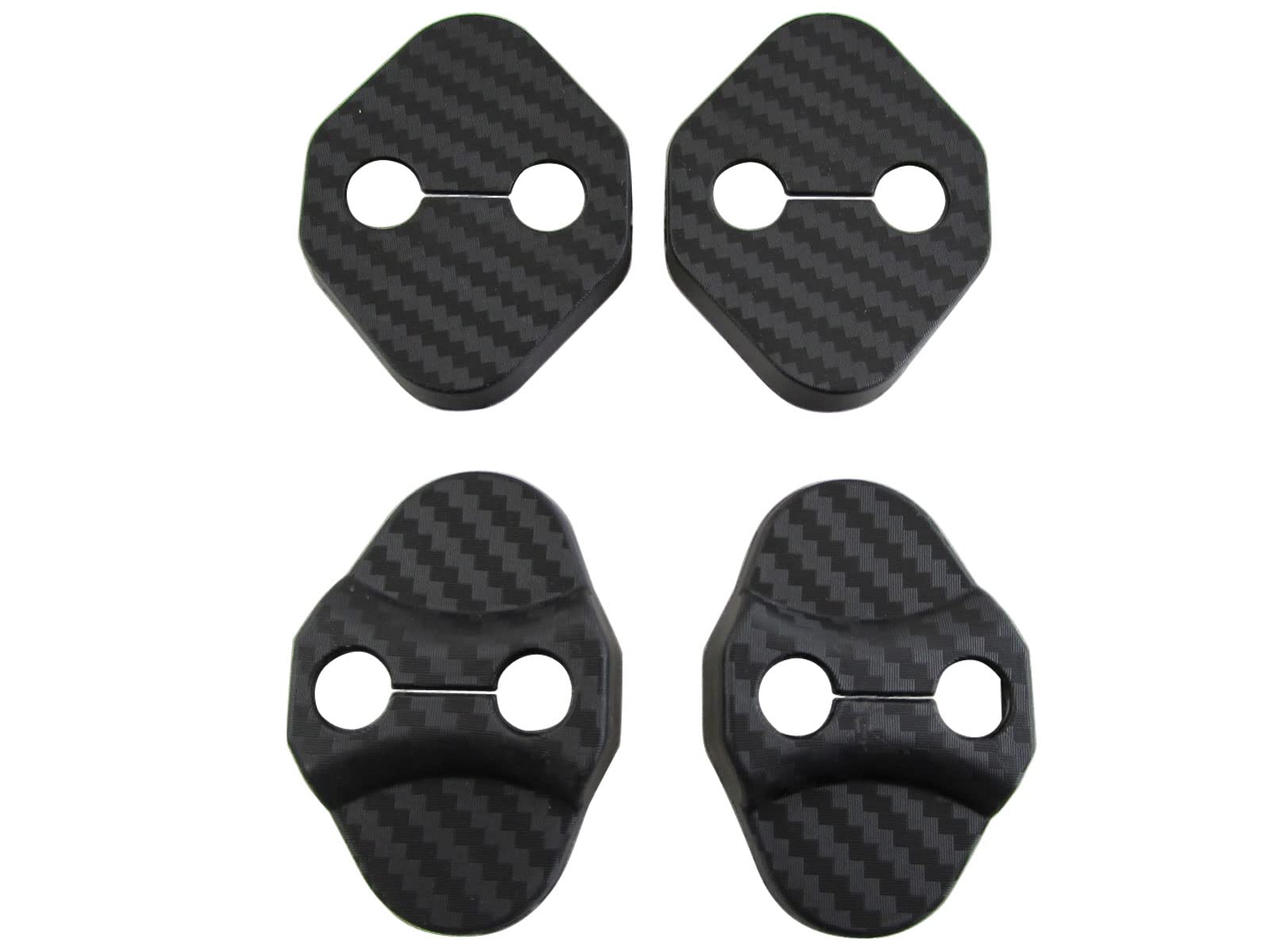 BRIGHTZ Atrai Deck Van S700W S710W Carbon Fiber Style Door Striker Cover 4PC 700W 710W 700 710 Atrai Deck Van STRIKER-028