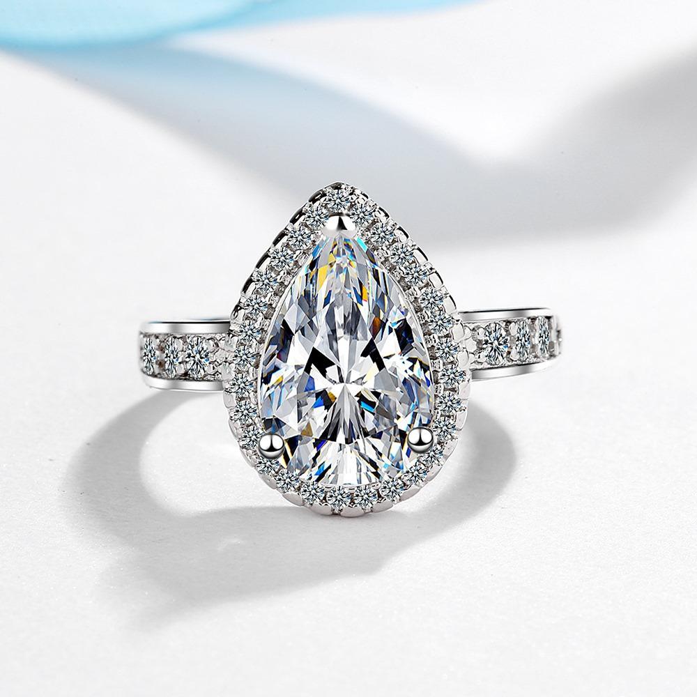 2026 Fashion Inlaid Zircon Versatile, Ring Women s Zirconium Diamond Wide-faced Women s Ring Resizable