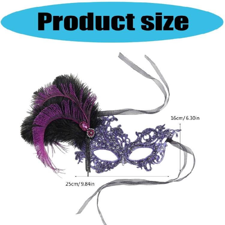 Rhinestones Half face Mask Masquerades Mask, Mardi Gras Decorations Venetians Masks Women Halloween Mardi Gras Costume