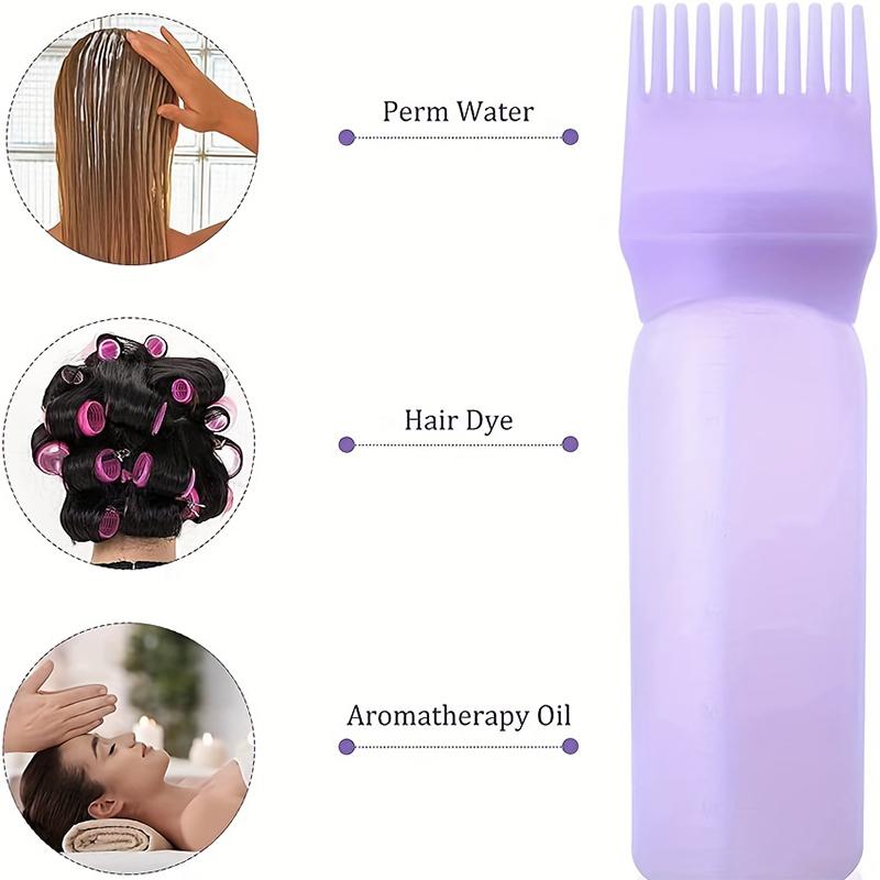 120Ml Hair Dye Bottle With Applicator Brush Salon Hair Coloring Dyeing Bottles