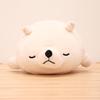 Ribuhato Marshmallow Animal Bolster Cushion Polyester White Bear Lucky 27cm