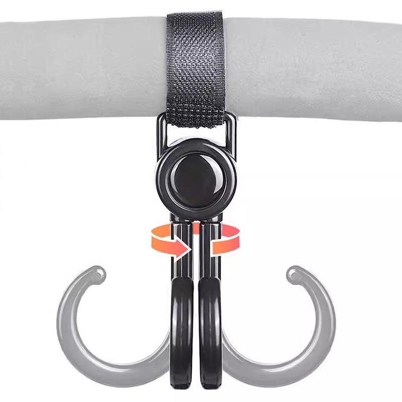 Durable Universal Fit Hook Set - No-Drill, Multi-Purpose for Electric Scooters, Bicycles, and Mobility Scooters Material, Helmet, Bag