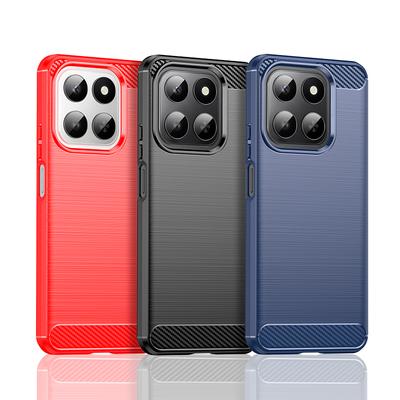 Pentru Husă Honor 400 Smart Case Pentru Honor 400 Smart Rezistentă la Șocuri Moale TPU Silicon Fibra de Carbon Spate Husă Pentru Honor 400 Smart Case