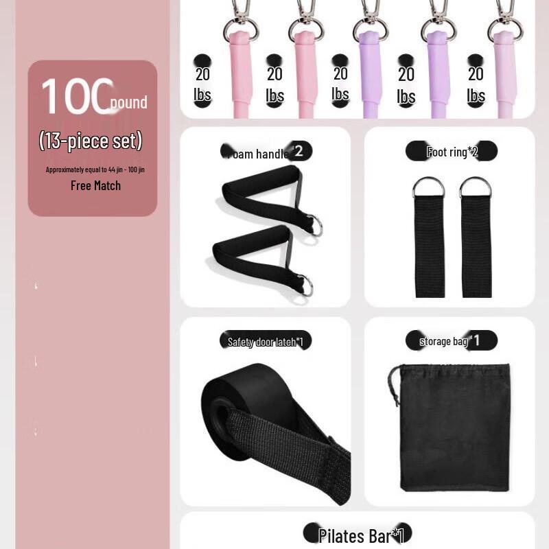 Junshi Fitness Yoga Resistance Band Set