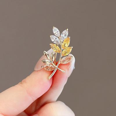 Luxus Herz Broschen Für Frauen Revers Pin Kleidung Abzeichen Corsage Schmuck Geschenk