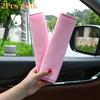 Car Seat Belt, Adjustable Short Fleece Shoulder Strap Cover, Car Shoulder Guard Pad, Car Accessories