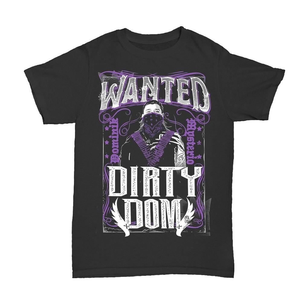 WWE Доминик Мистерио Разыскивается Грязный Дом Черная Унисекс Футболка S