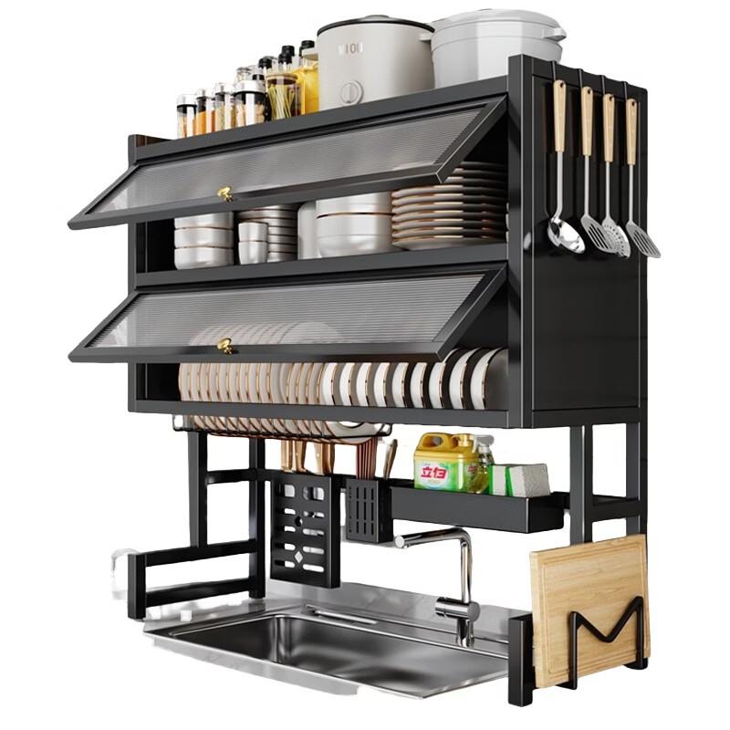 Thickened Carbon Steel Kitchen Storage Rack