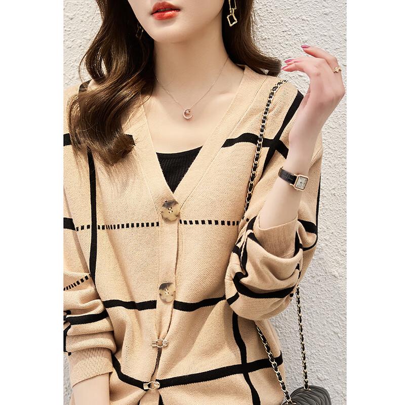 Firstview Women's Urban Casual Long Sleeve Knit Cardigan