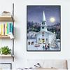 Square / Round Diamond Embroidery Christmas Church Winter Scenery 5D DIY Diamond Painting Cross Stitch Diamond Mosaic