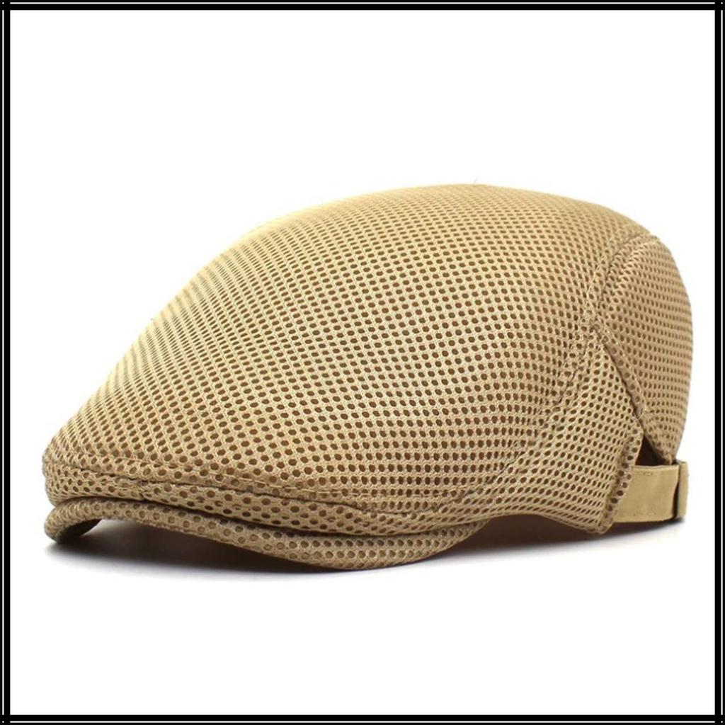 Einfache Jagdkappe Hut Sport Laufen Outdoor Golf Herren Damen CA591 [White Fang] (Hellgrau)