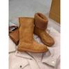 Thickly-lined and Warm Snow Boots, Short Boots for Women, New Style Shoes, Thick Heel, Sleeveless Boots