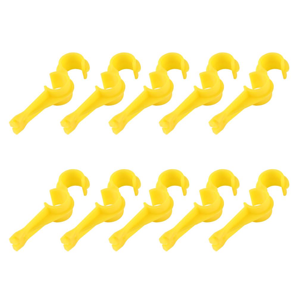 

10Pcs S Shaped Water Supply Tube Hose Pipe Holder Clamp Clip Farm Accessories for Waterline