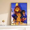 5D Diy Diamond Painting Simba and His Companions Full Drill Rhinestones Mosaic Embroidery Handmade Products Home Decor Gift