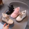 Girls Leather Boots Autumn Comfortable Outdoor Leisure Kid Boots Toddler British Style Non-slip Children Princess Shoes