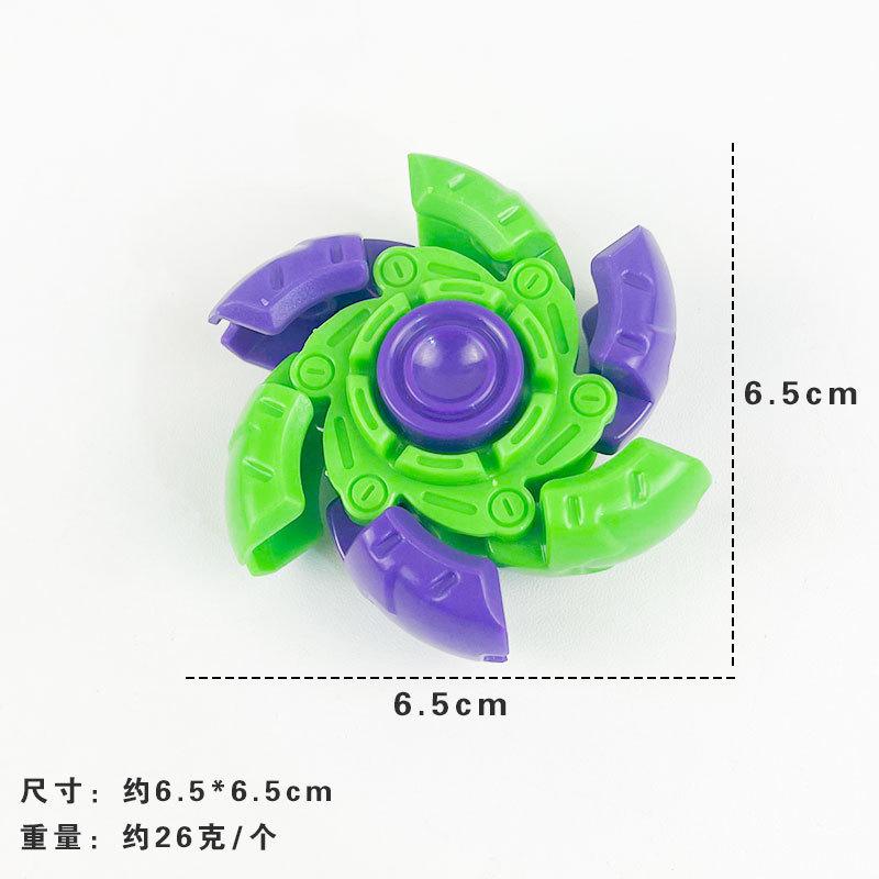 Turnip Knife Finger Fidget Toys Push Pop Anti Stress Simple Fidget Spinner Decompression Gyro Press Fidget Spinner for Kids