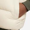 Nike Barn Logo Trykk Avtakbar Hette Dunvest Barn vest Sand-Hvit DZ9728-126