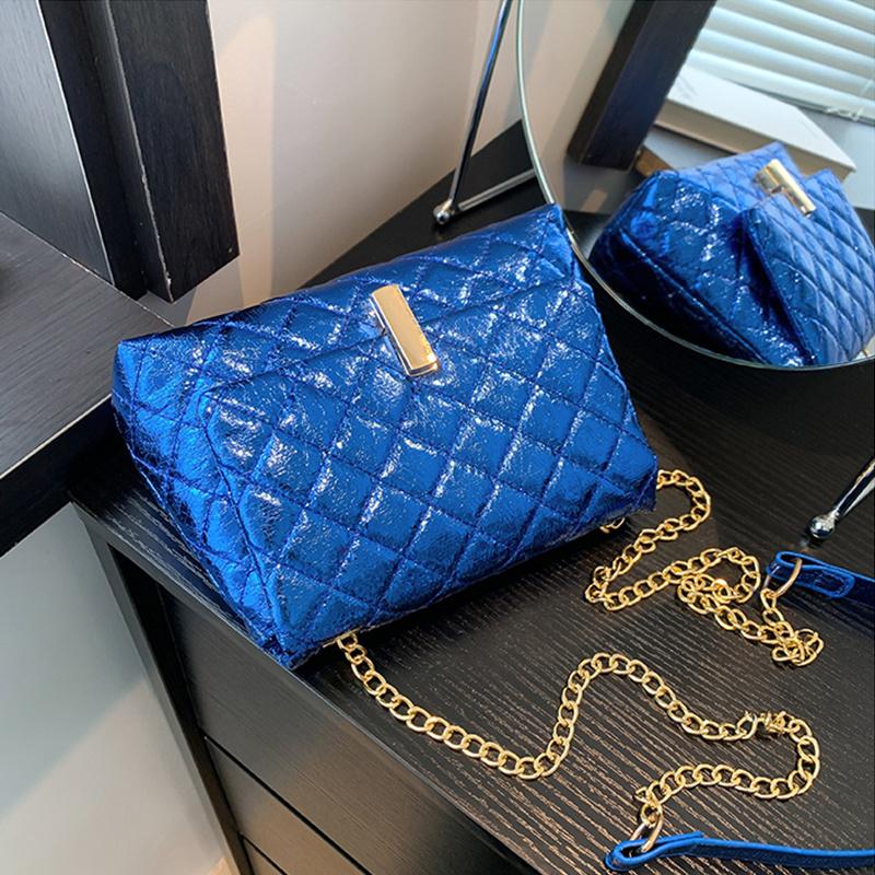 Dámská kožená taška přes rameno, elegantní třpytivý design, třpytivá taška na mobilní telefon Y2K, dámská crossbody taška na dojíždění