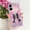For Realme V30 Case RMX3619 Fashion Flower Bowknot Soft Silicone Back Cover For Realme V30T RMX3618 Fundas RealmeV30 Phone Shell