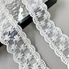 French Lace White Beads Clothing Accessories Hair Accessories Headgear Lolita Skirt Decoration Organza Barcode
