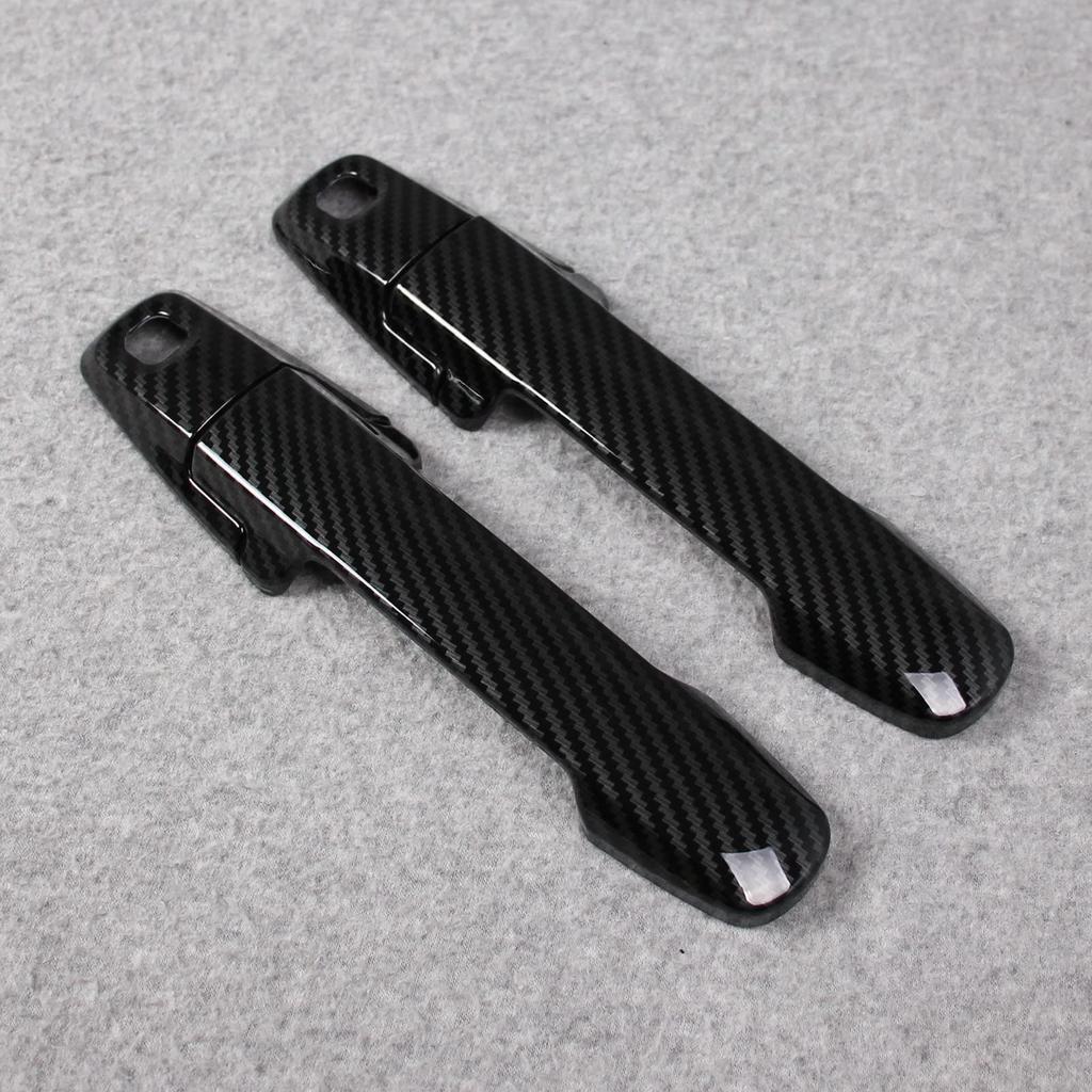 RUIQ Suzuki Spacia Custom MK53S Exterior Outer Door Handle Full Coverage Designed Exclusively for the Suzuki Spacia Custom Carbon Fiber Covers, Type,