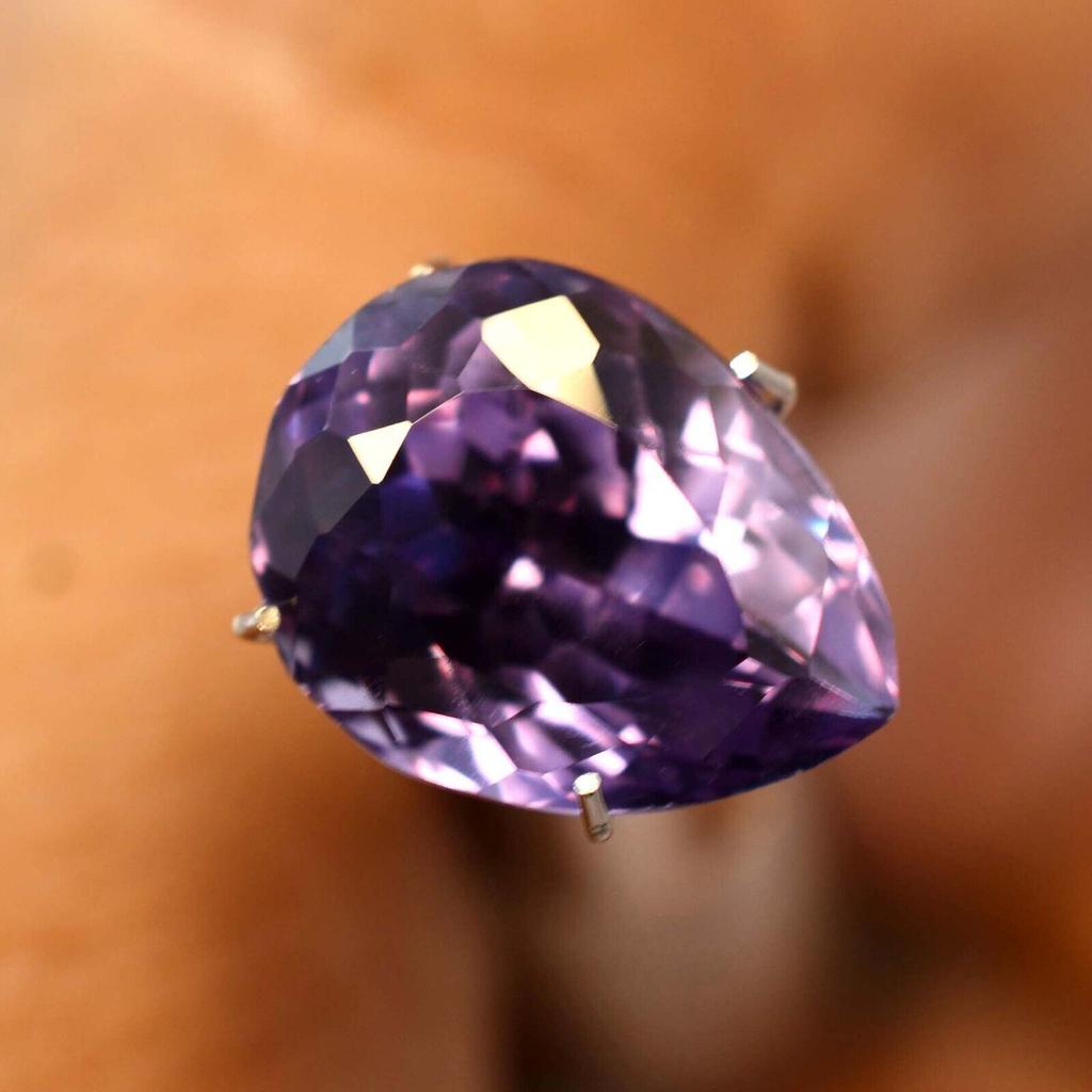 NATURAL Alexandrite COLOR CHANGE  Pear Cut 9.54 Ct CERTIFIED Loose Gemstone