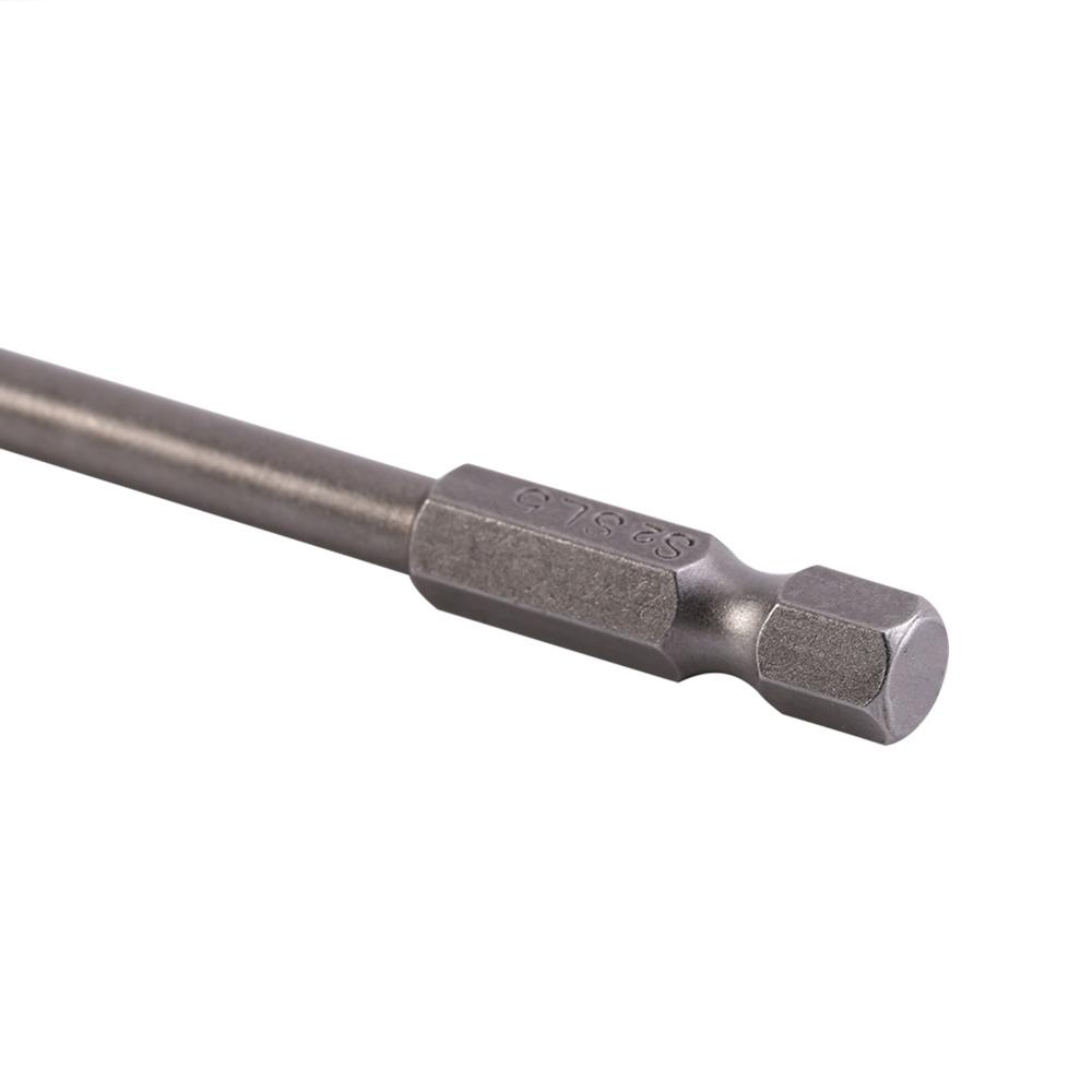 4 Pcs 100mm / 4 Inch Length Flat Head Screwdriver Bits Power Tool Drill Bits  Power Tool Accessories