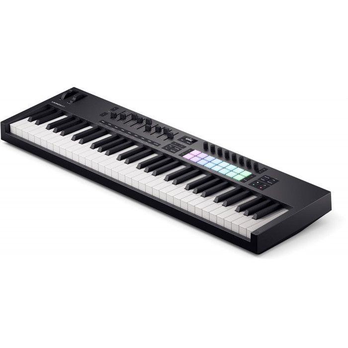 Clavier Maître - Novation - Launchkey 61 MK4 - 61 Touches - Pads Sensibles - Écran OLED