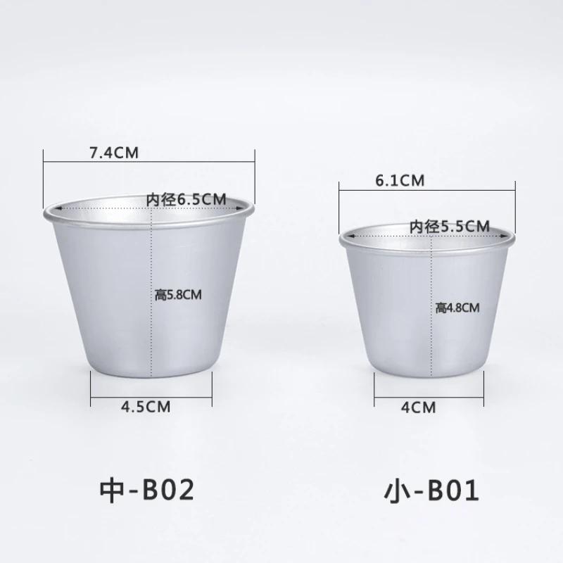 1Pc Small Sauce Cups, Stainless Steel Ramekin Dipping Sauce Cup, Commercial Grade Individual Round Condiment Cups