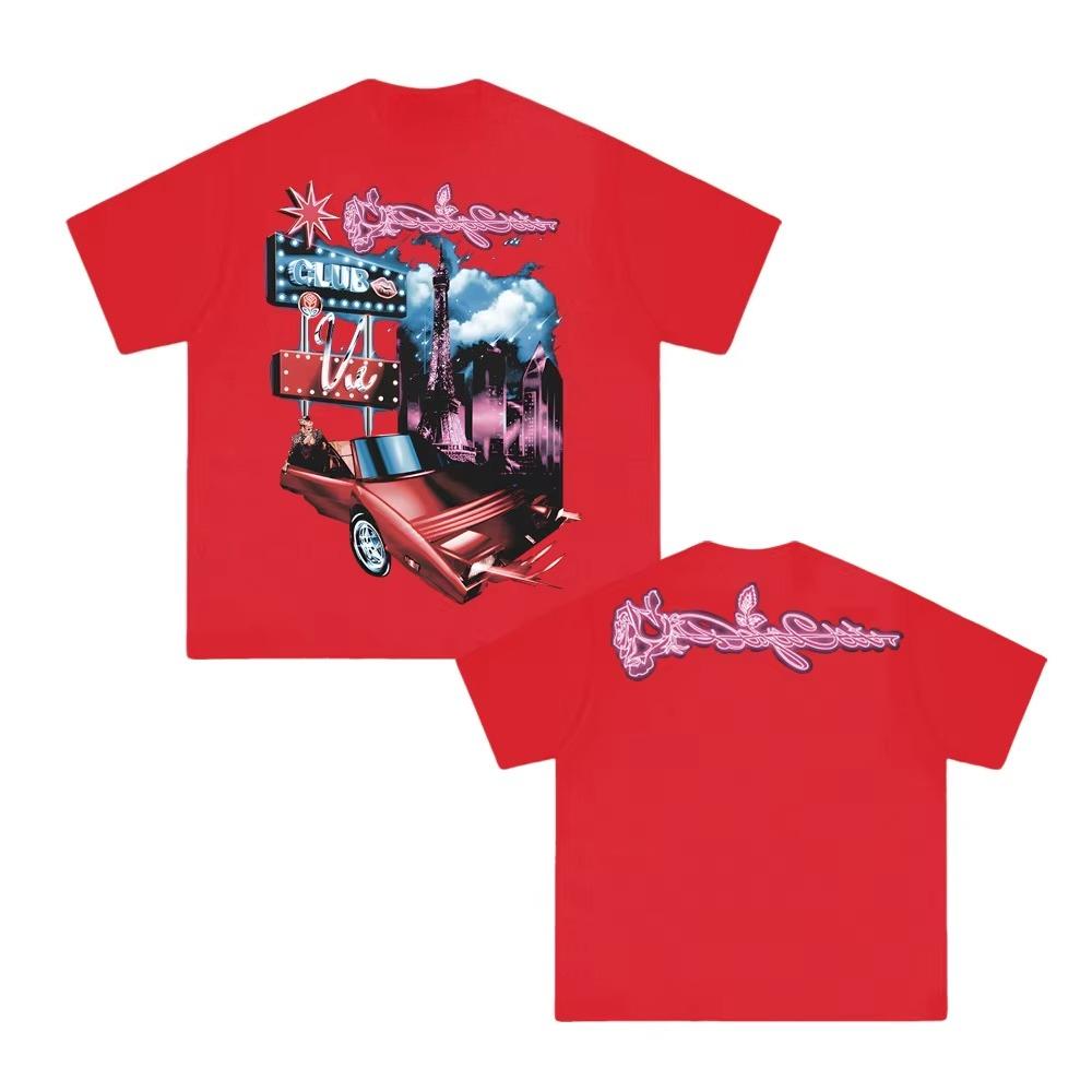 

2026 New OFFICIAL CLUB VIE PARIS TSHIRT doja cat As Official Website Hip Hop Comfortable Clothing High Quality Tops tshirt 4XL