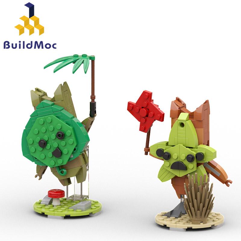 Buildmoc Zeldaing Wild Breath Link Kass Lynel Bokoblin Brickheadz Anime Figures MOC Building Blocks Toys for Children Kids