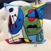 High Quality Picasso Abstract Cotton Pillow Cover Canvas Single-Sided Sofa Embroidery Cushion Cover For Living Room Home Decor