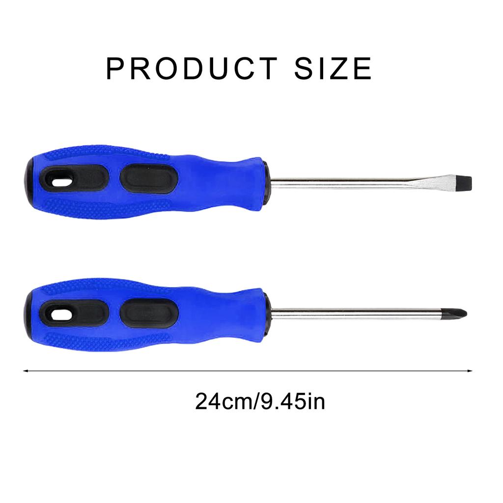 Multipurpose Manual Screwdriver With Comfortable Massage Grip For Enhances Handling & Durability In Various Repair Tasks