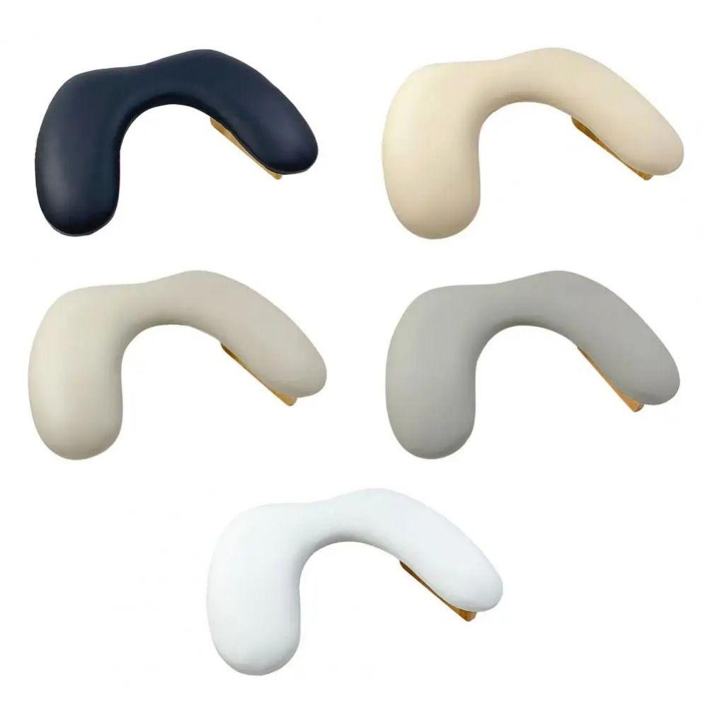 Wooden Base Foldable Nail Pillow U-shaped Nail Art Stand Nail Arm Rest Cushion  Nail Art Tool