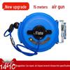 Retractable Air Hose Reel with 12*8MM Braided PU Hose for Pneumatic Tools and Car Detailing