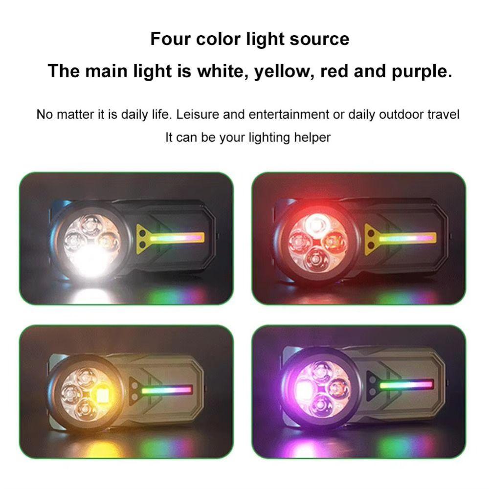 680LM Brightness Rechargeable LED Flashlight Waterproof Design USB Rechargeable Mini Flashlight Adjustable Lamp Head