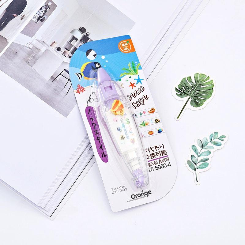 AGUTAPE Orange Forest Cartoon Lace Correction Tape