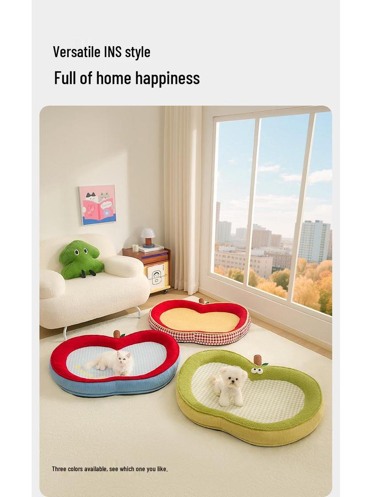 All-Season Pet Bed for Kittens and Small Dogs - Sofa or Dog House Use