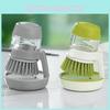 Kitchen Cleaning Brush With Automatic Liquid Dispenser For Home Use