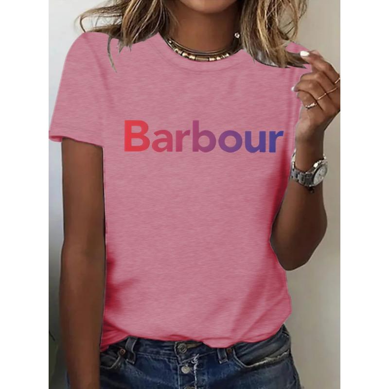 Ein neues Sommer-Kurzarm-T-Shirt im Damenstil mit Aufdruck