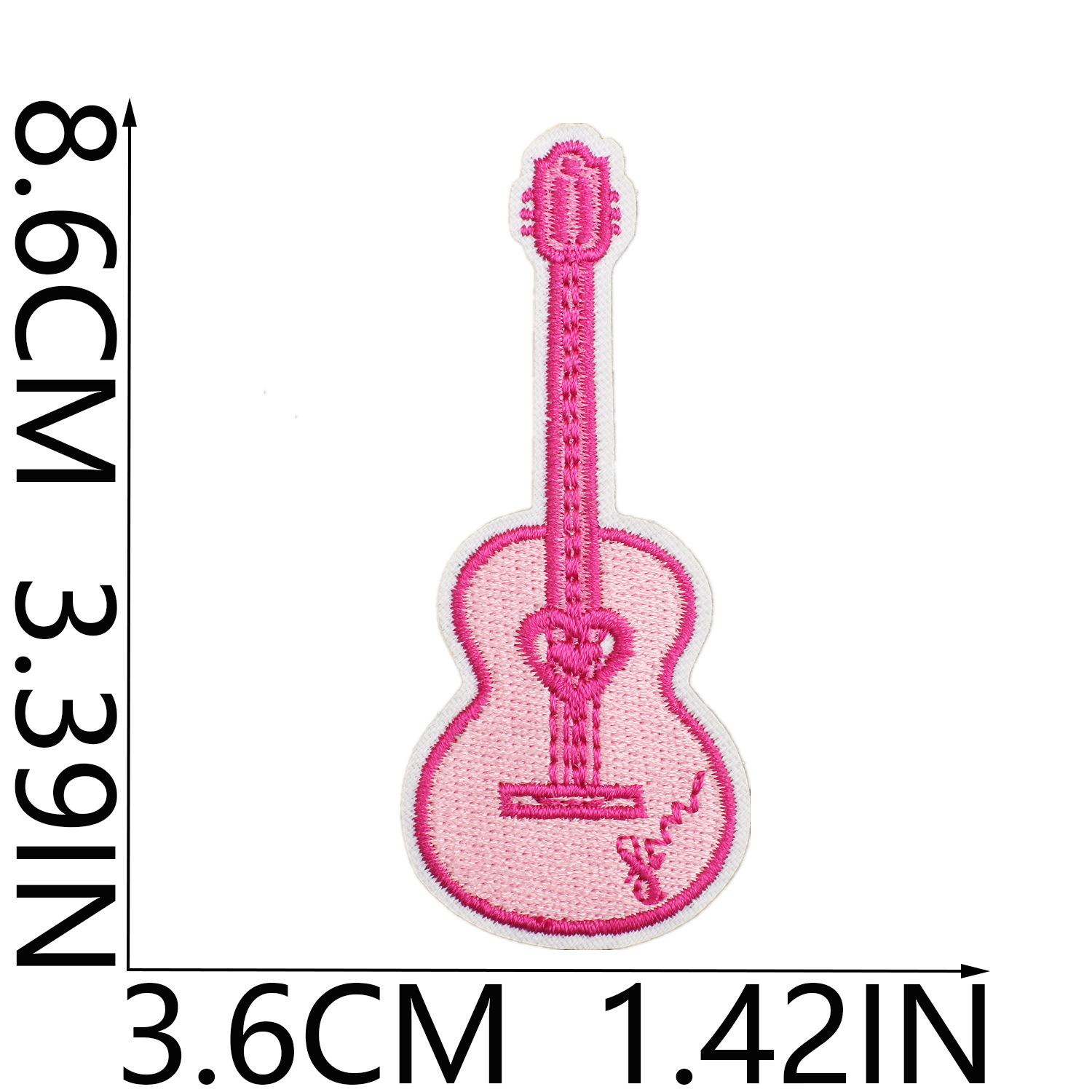 

Taylor Singer Embroidery Cloth Sticker Rock Music Patch Sticker Guitar Player Computer Embroidery Label Bag Decoration Diy Sticker no. 13_3 pieces