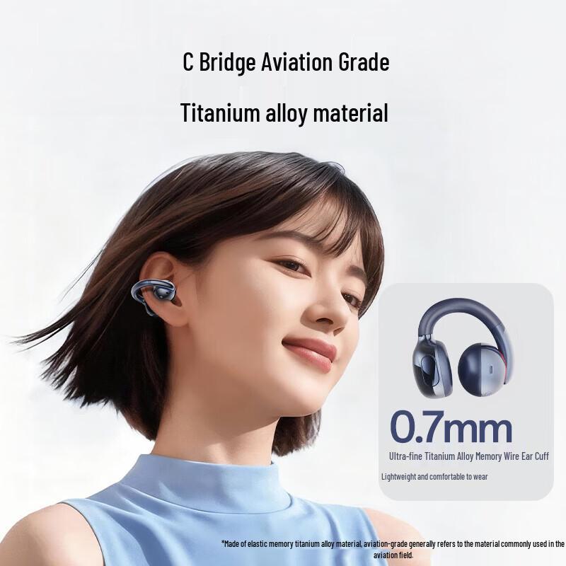 MOJAWA Mojo Clip Open-Ear Bluetooth Noise-Cancelling Clip-on Headphones