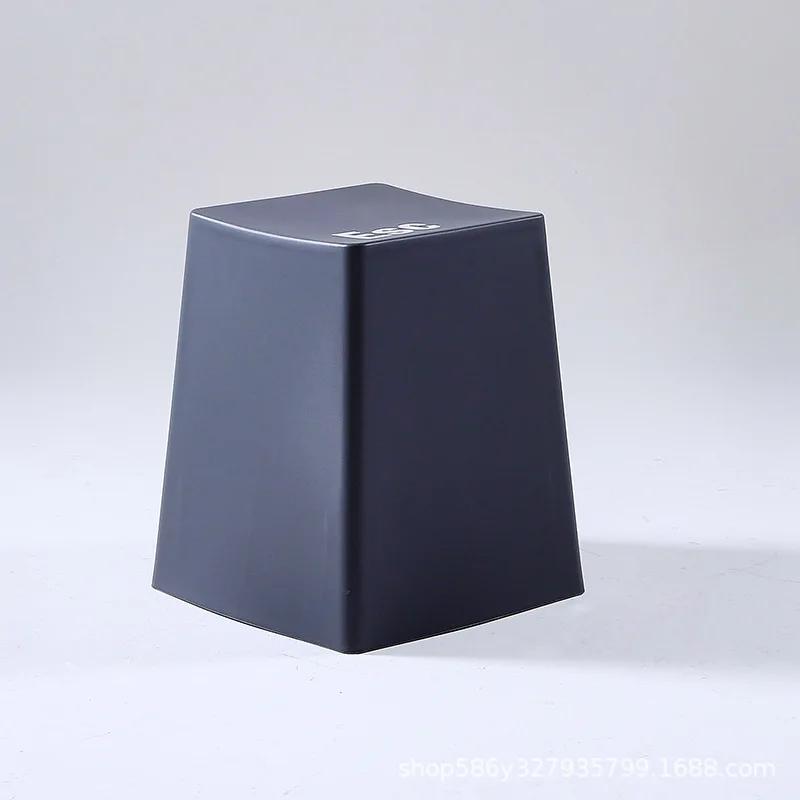 Household Plastic Stool Living Room Dining Chair Balcony Garden Waterproof Stool Keyboard Shape Stool Thickened