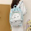 Letter Print Oxford Cloth Backpack Large Capacity Students School Bag Star Backpack  Travel
