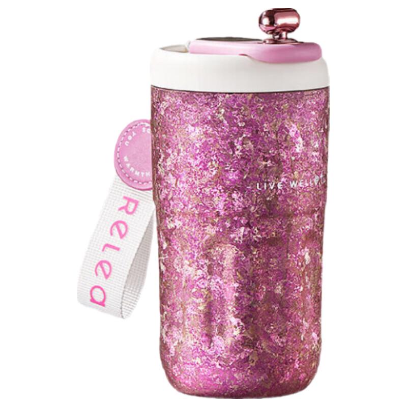 RELEA Digital Display Pure Titanium Insulated Mug