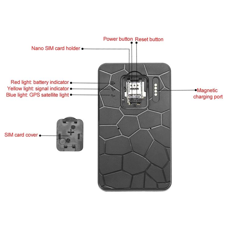 4G GPS Tracker Vehicle Bike Pet Bag GPS Locator Free APP Magnet Car 4G GPS Tracking Device 3000/6000/10000mAh